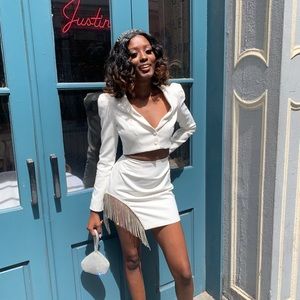 Oh polly white 2 piece set